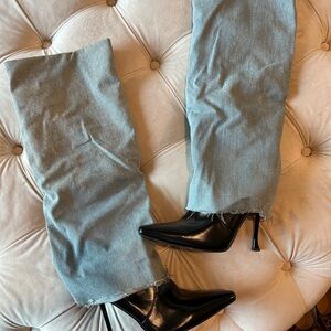 Stylish Black Heeled Boots for Women